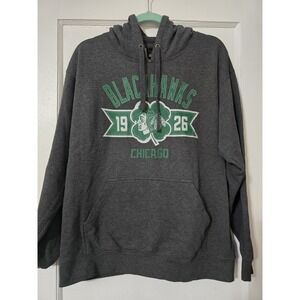 Chicago‎ Blackhawks Old Time Hockey Gray Hoodie Size Medium